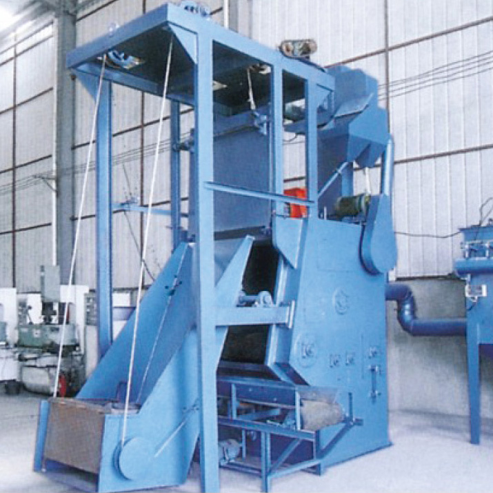 Q32系列自動(dòng)上下料(卷?yè)P(yáng)上料、輸送下料、環(huán)保)履帶拋丸清理機(jī)